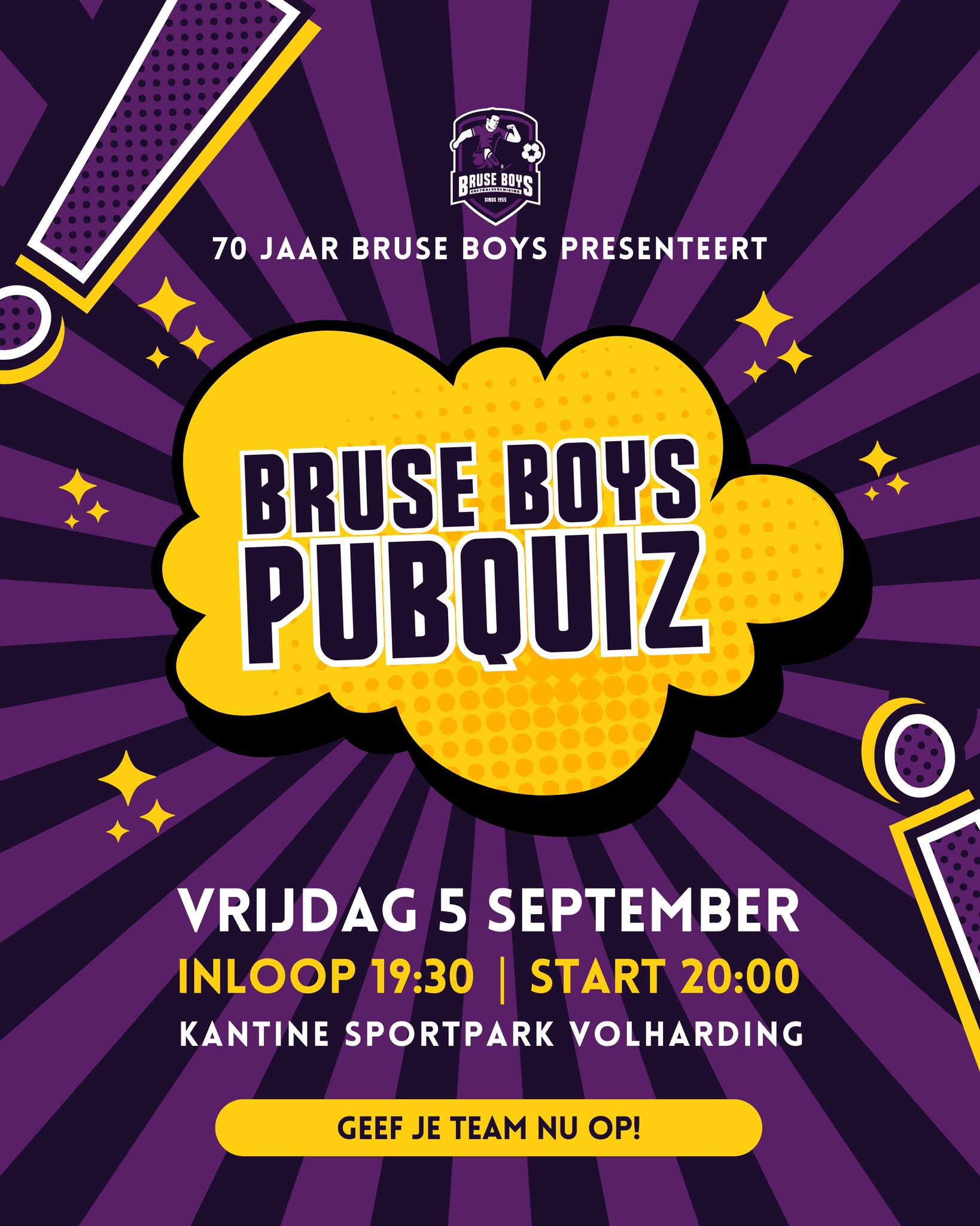 Bruse Boys Pubquiz