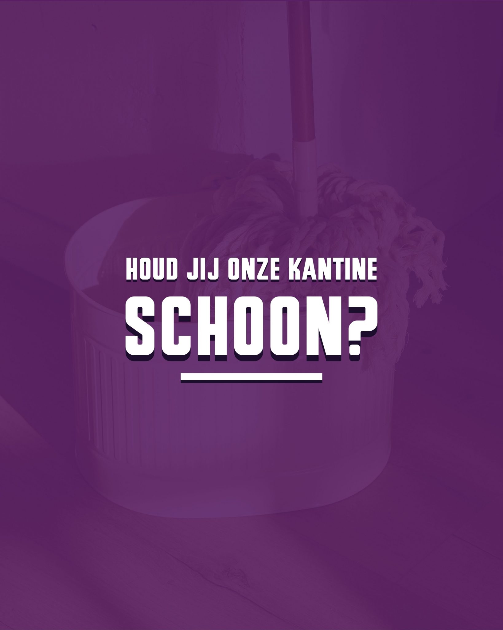 Zoektocht naar nieuwe interieurverzorger(s) kantine